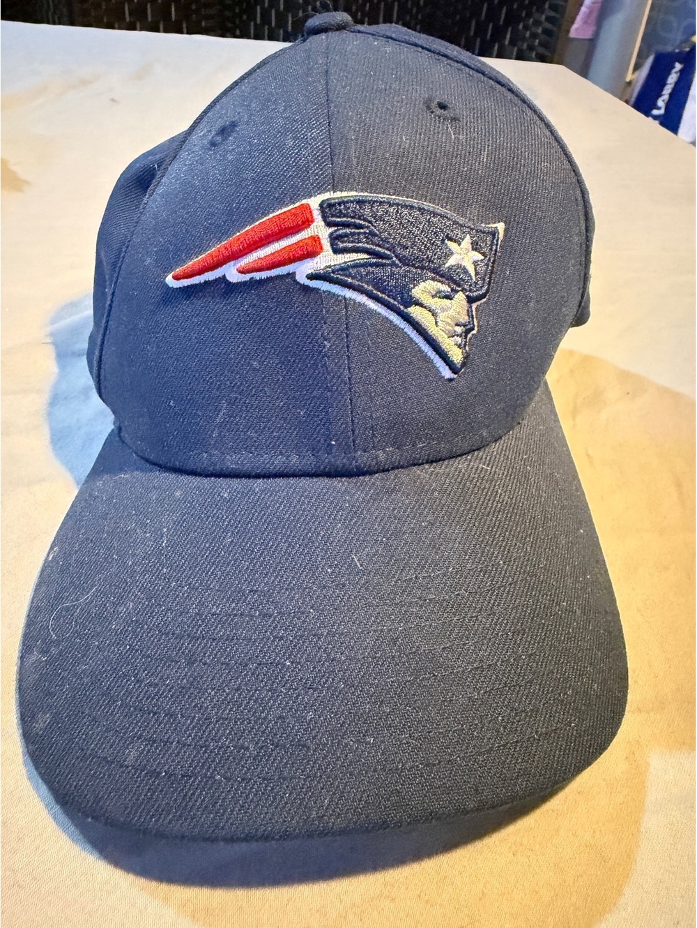 New England Patriots 9FORTY Adjustable Cap Navy Blue
